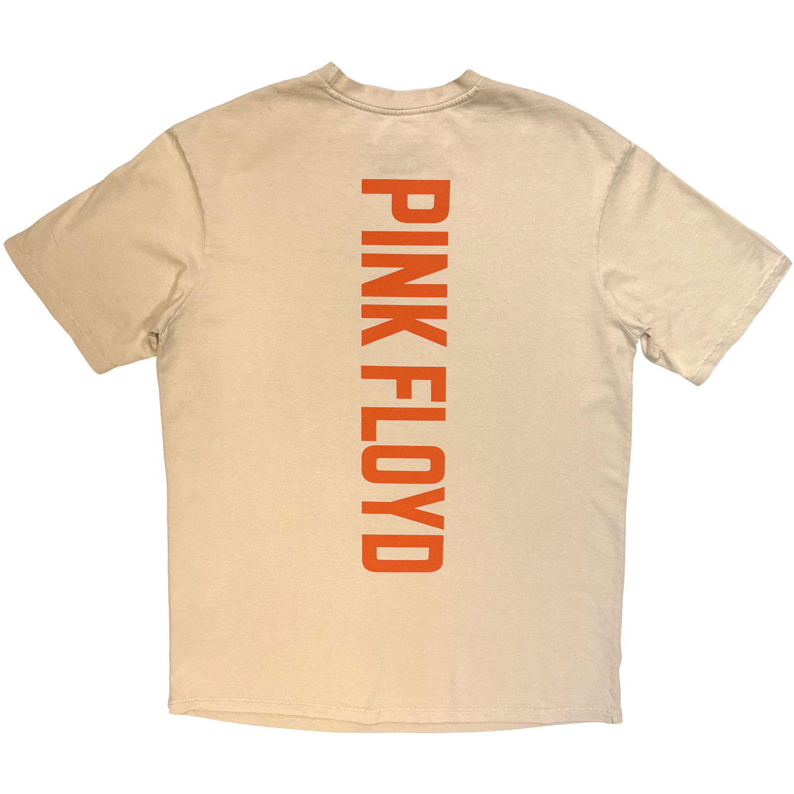 Pink Floyd Unisex Premium T-paita: Pompeii Circle Wash (Hiekka) (Takapaino) - 5