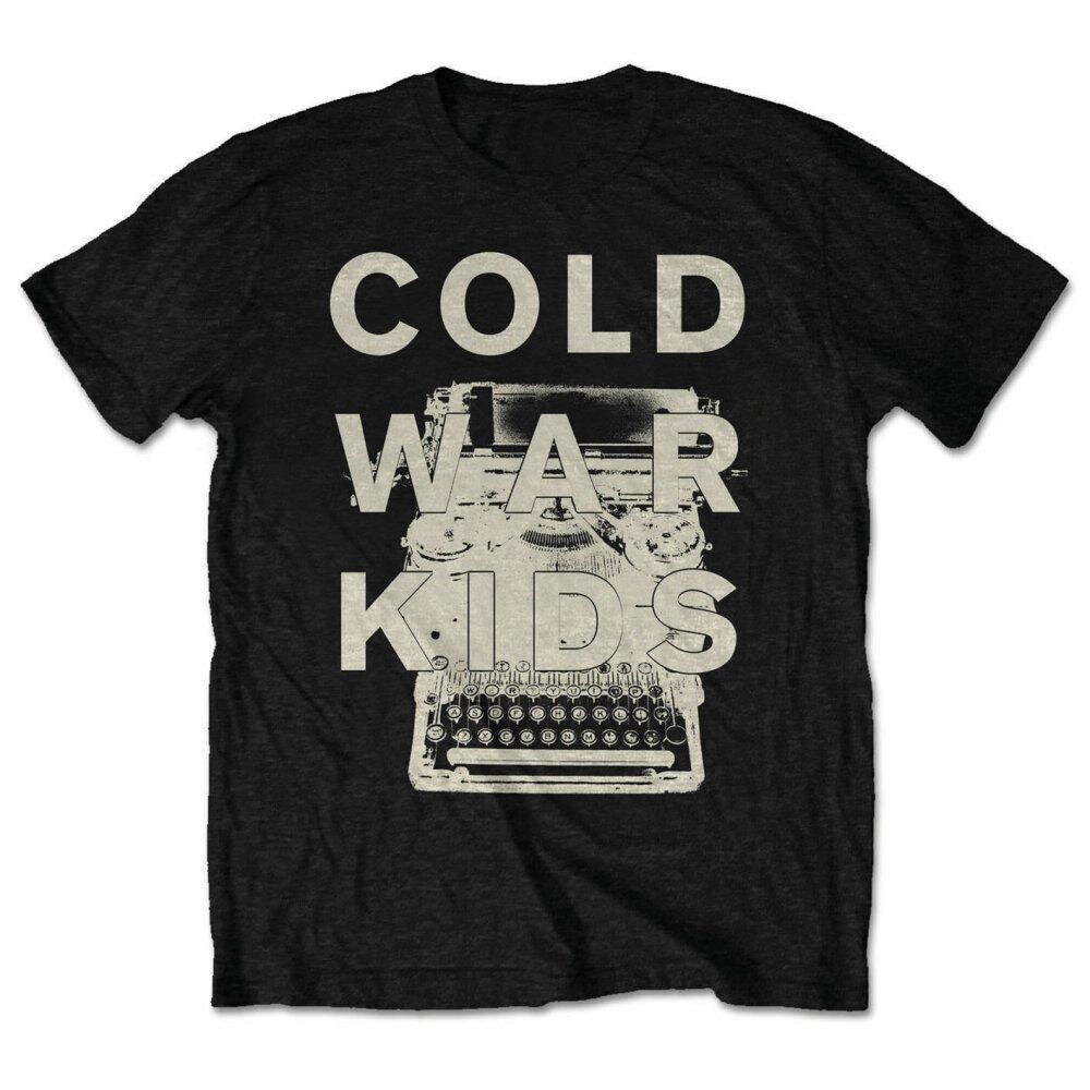 Cold War Kids Unisex T-Shirt: Typewriter (Retail Pack) (Large) - 2