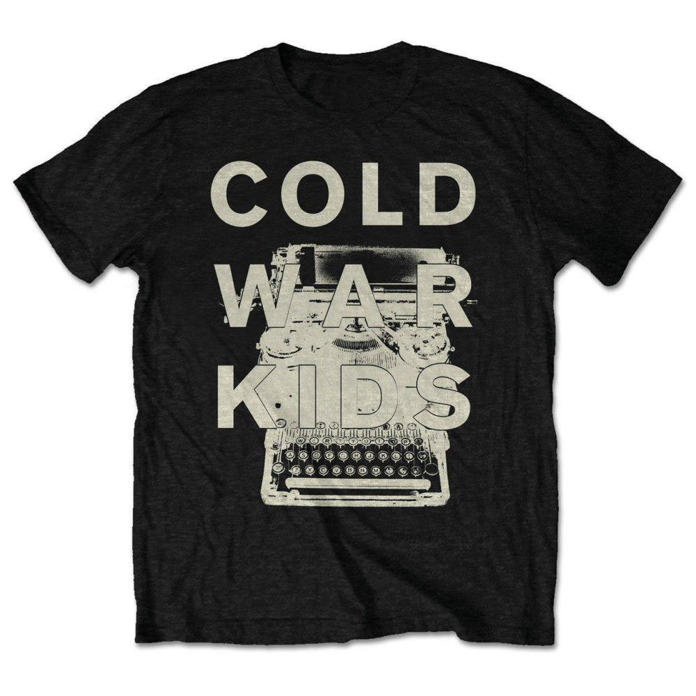 Cold War Kids Unisex T-Shirt: Typewriter (Retail Pack) (Large)