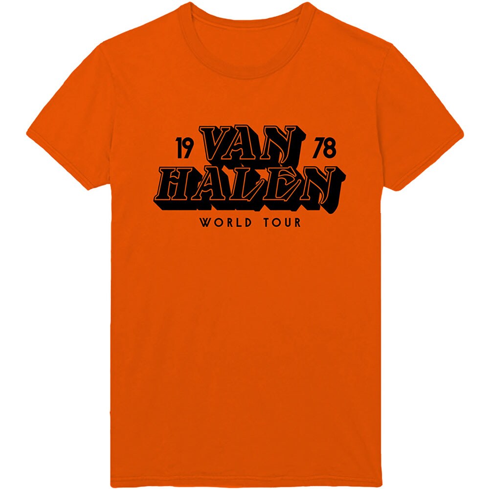 Van Halen Unisex T-Shirt: World Tour '78 (Small)