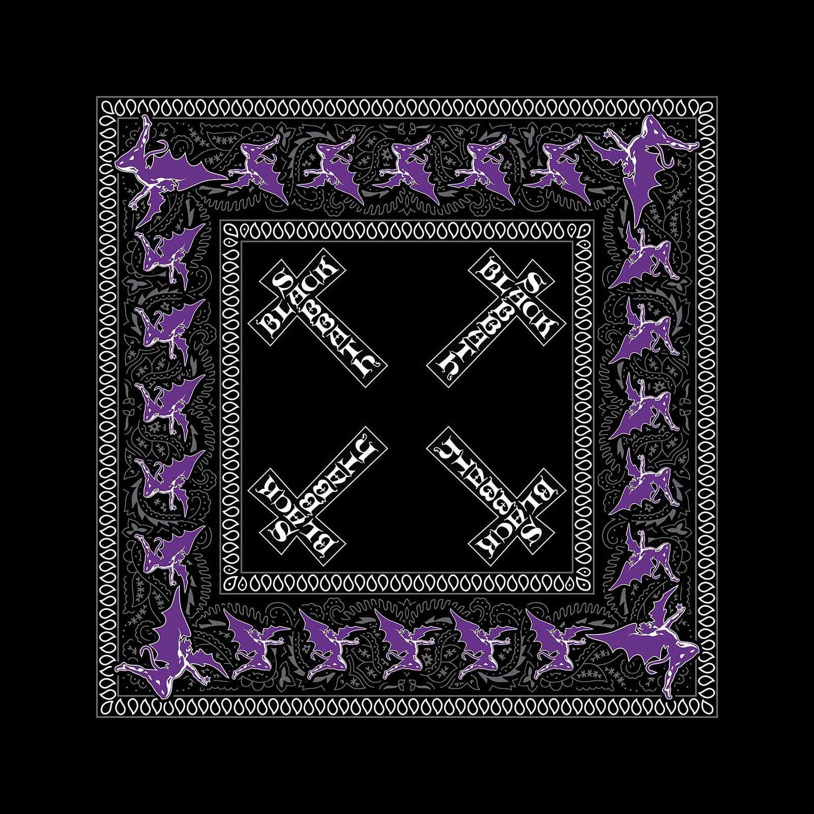 Black Sabbath Unisex Bandana: Cross Logo
