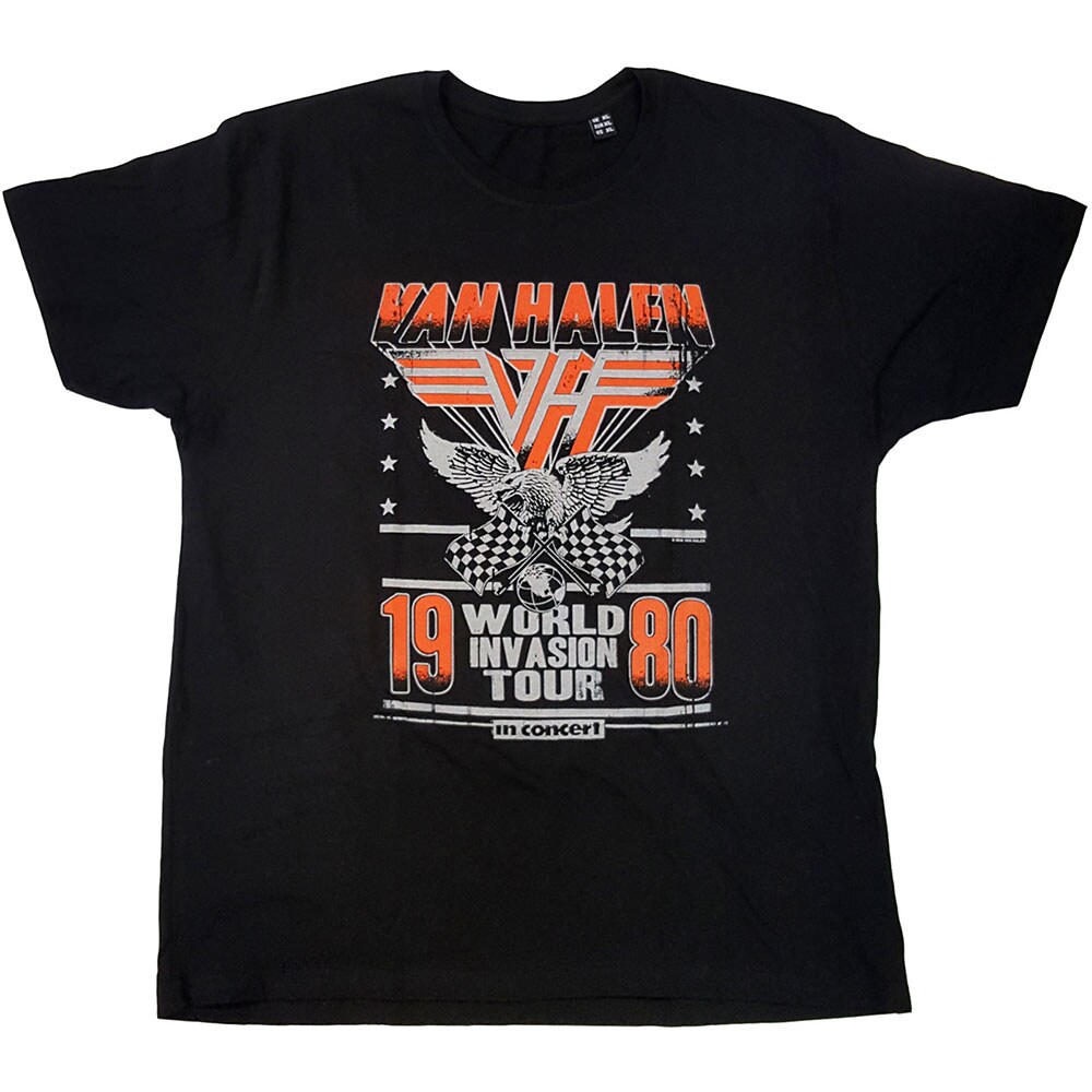 Van Halen Unisex T-Shirt: Invasion Tour '80 (XX-Large)
