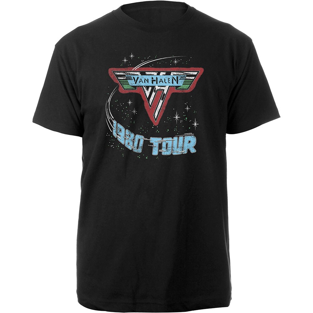 Van Halen Unisex T-Shirt: 1980 Tour (Medium)