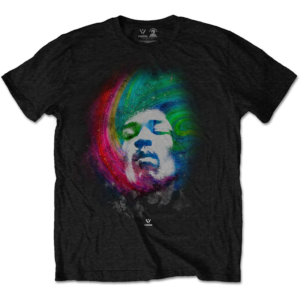 Jimi Hendrix Unisex T-Shirt: Galaxy (Small)