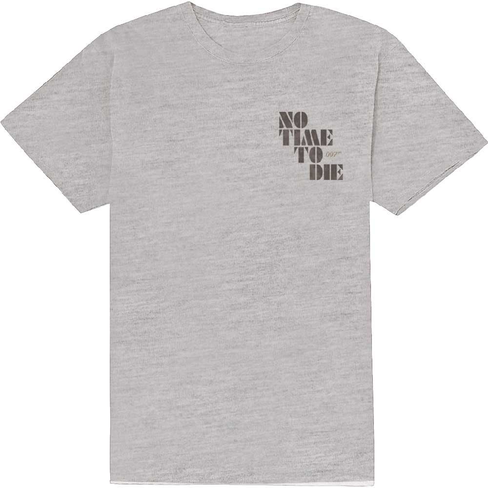 James Bond 007 Unisex T-Shirt: No Time To Die & Logo (Medium)