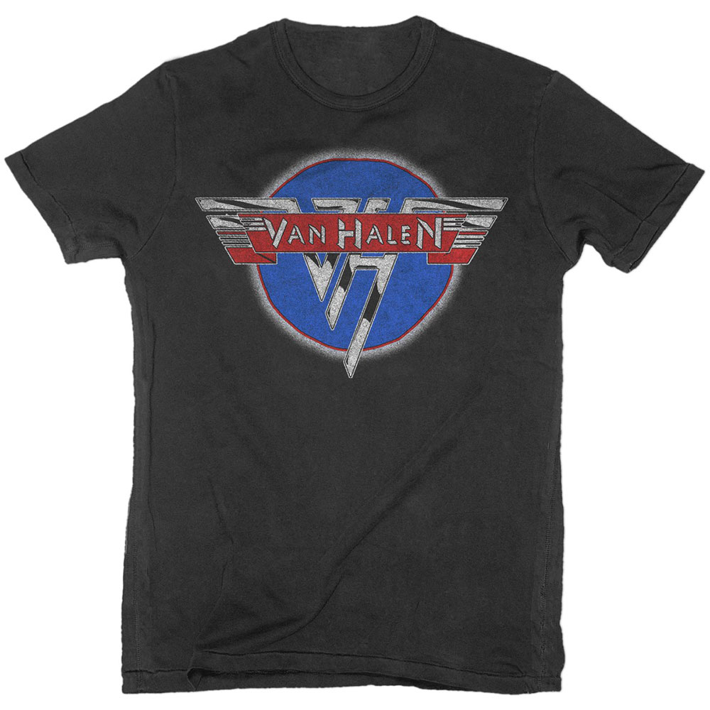 Van Halen Unisex T-Shirt: Chrome Logo (Medium)