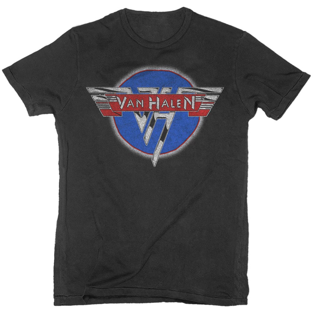 Van Halen Unisex T-Shirt: Chrome Logo (Large)