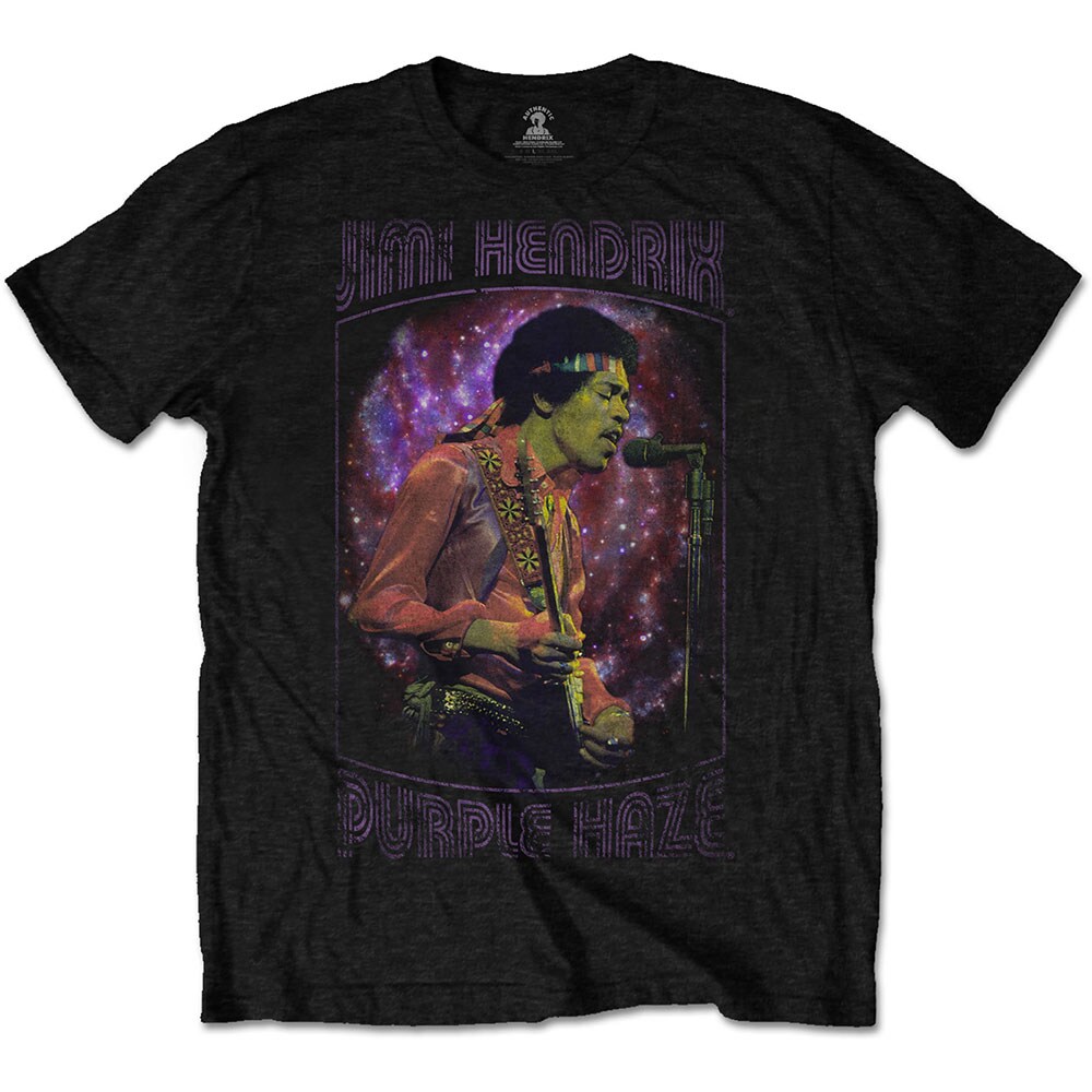 Jimi Hendrix Unisex T-Shirt: Purple Haze Frame (XX-Large)