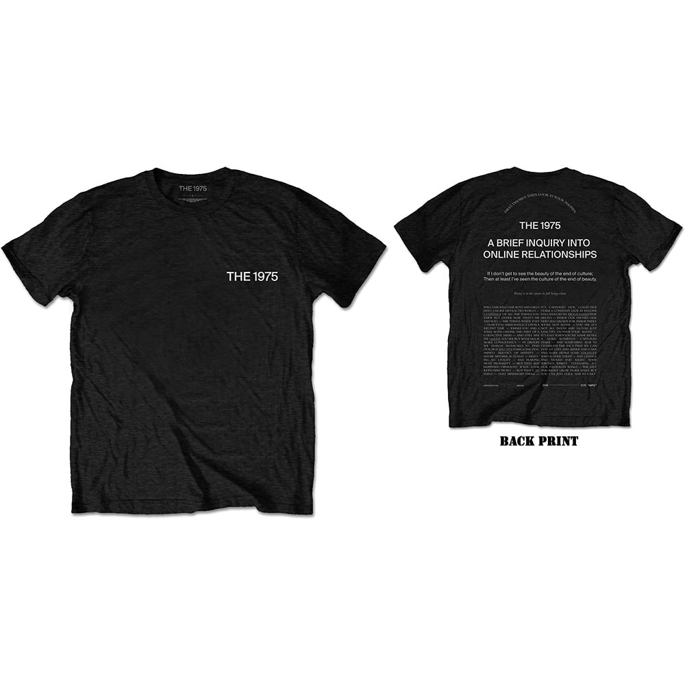 The 1975 Unisex T-Shirt: ABIIOR Welcome Welcome (Back Print) (Large)