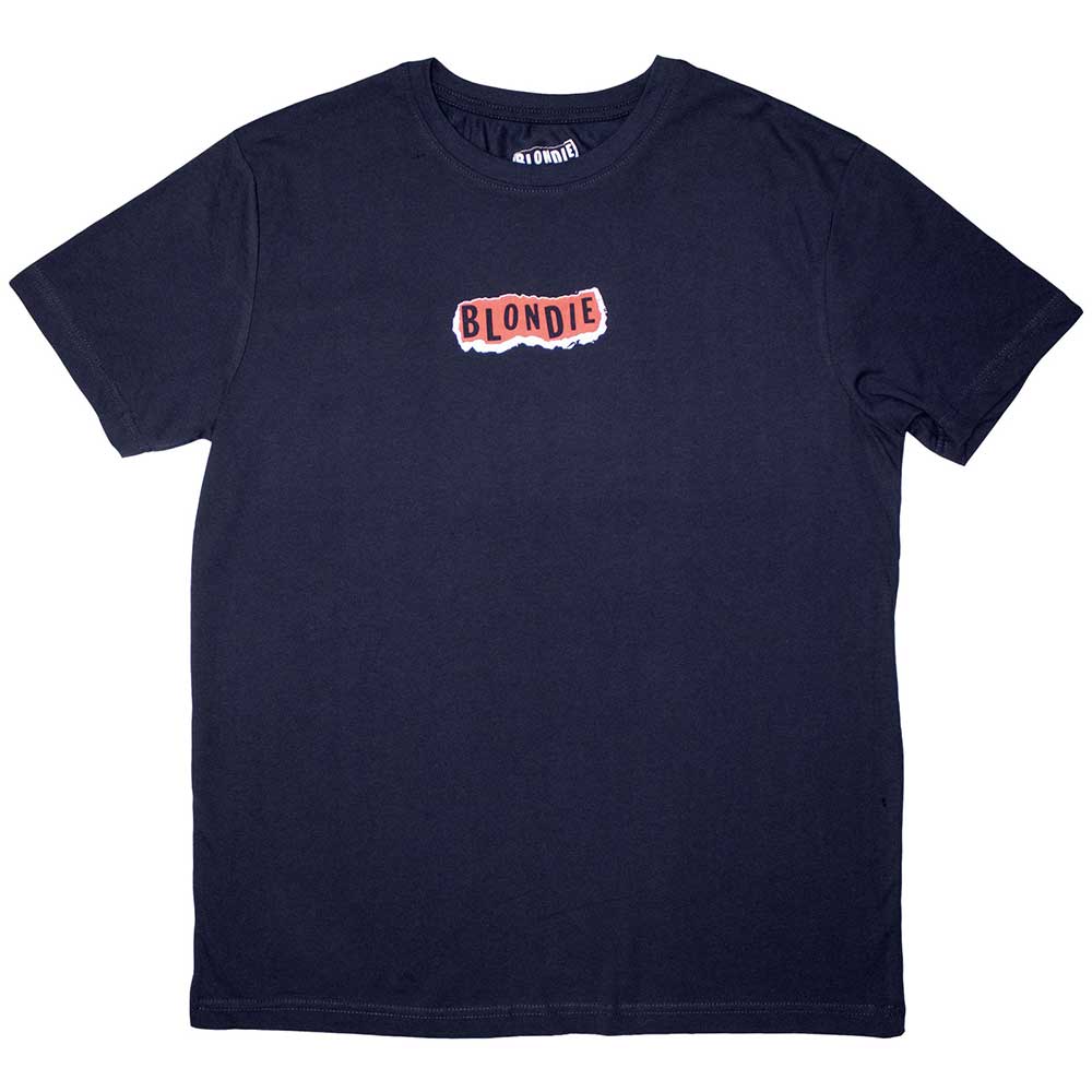 Blondie Unisex T-Shirt: Mini Punk Logo (XX-Large)
