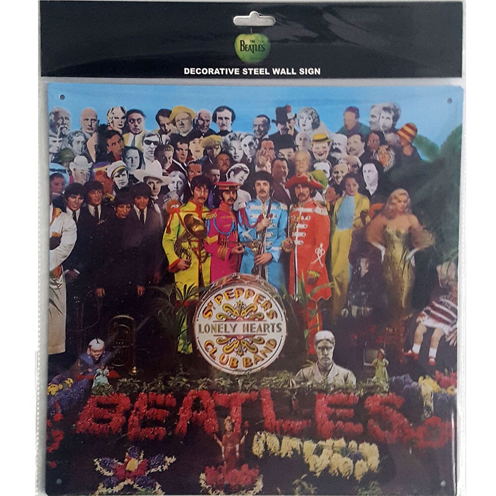 The Beatles Steel Wall Sign: Sgt Pepper - 2