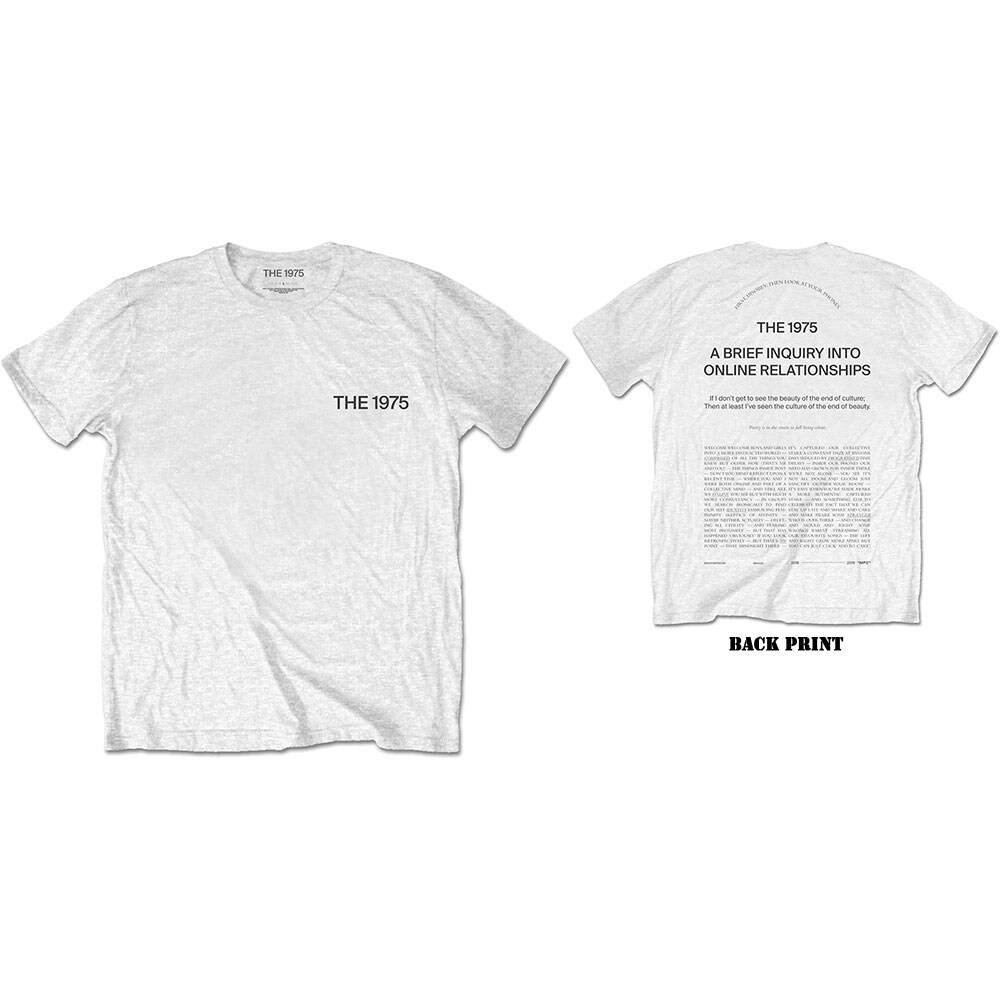 The 1975 Unisex T-Shirt: ABIIOR Welcome Welcome (Back Print) (Small)