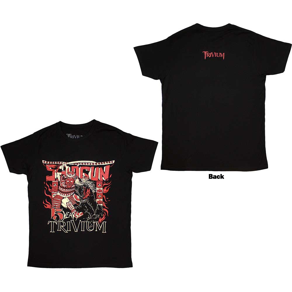 Trivium Unisex T-Shirt: Shogun (Back Print) (Large)