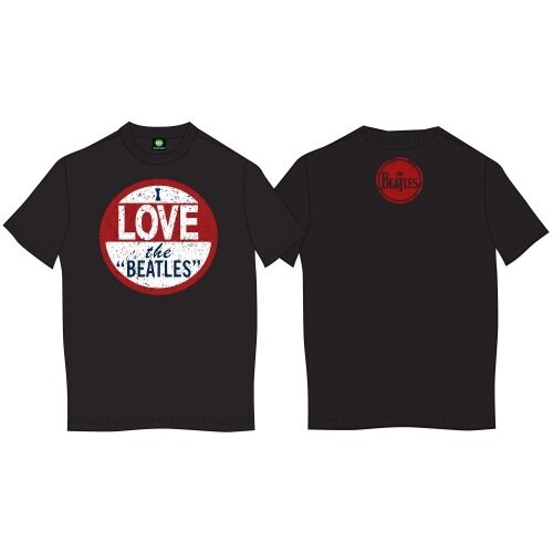 The Beatles Unisex T-Shirt: I Love The Beatles (Small) - 2