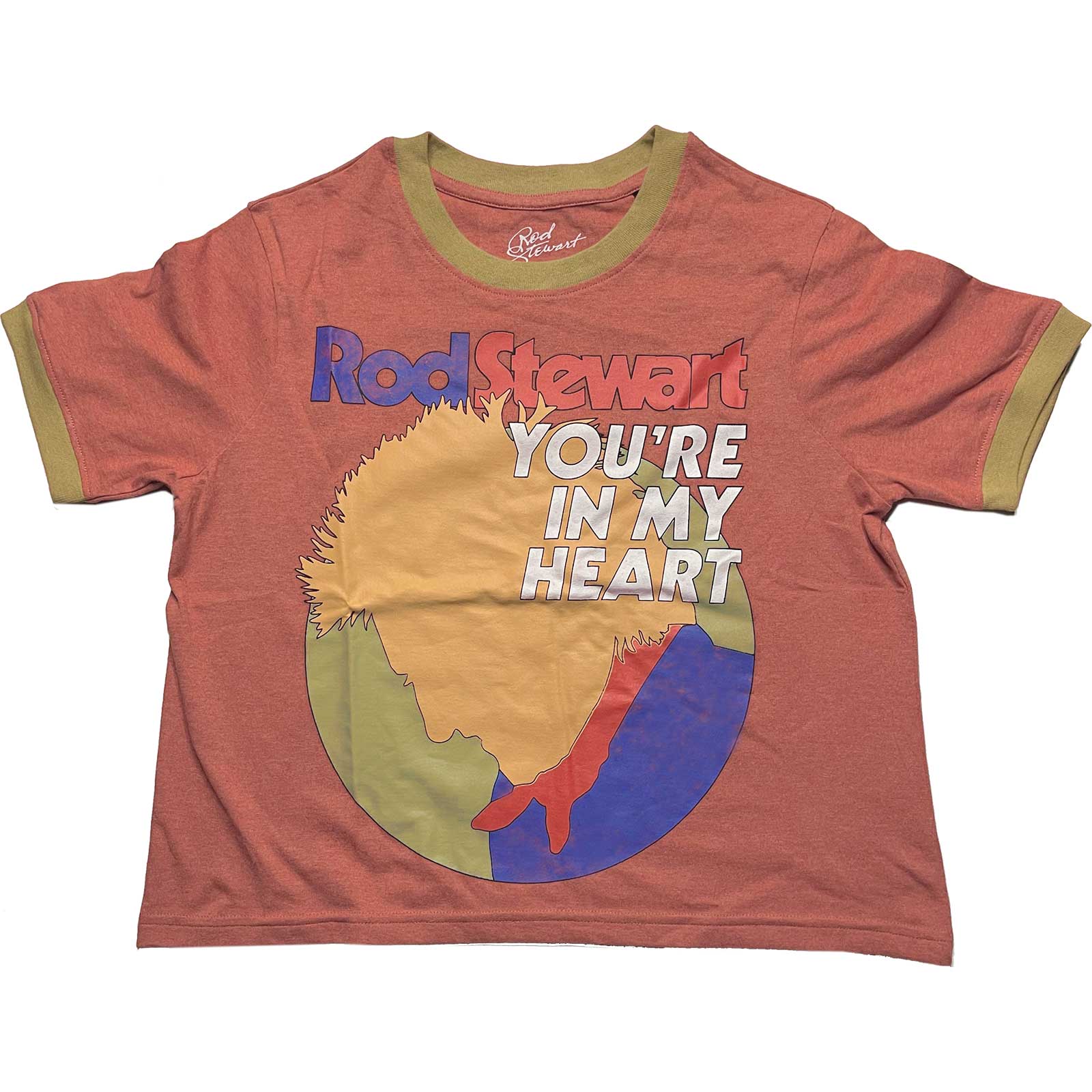 Rod Stewart Ladies Crop Top: In My Heart (XX-Large)