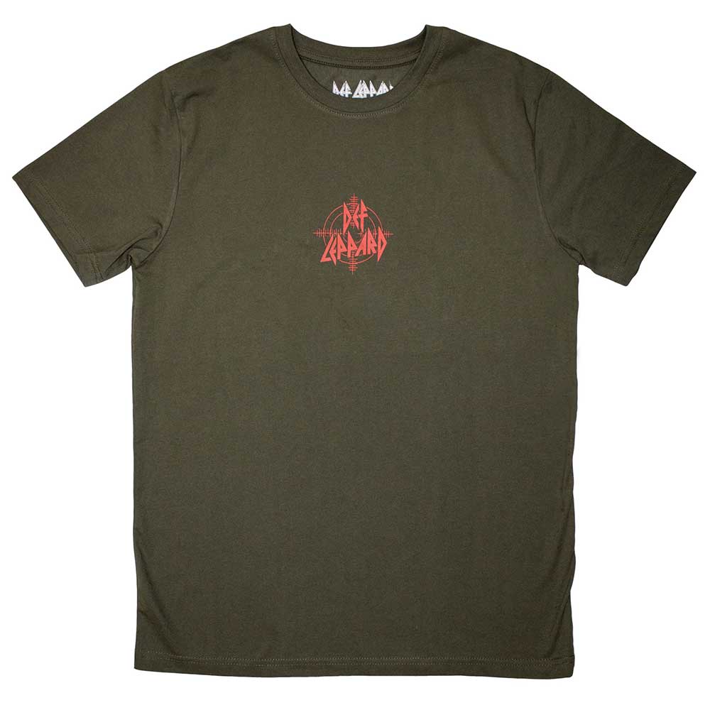 Def Leppard Unisex T-Shirt: Mini Target Logo (XX-Large)