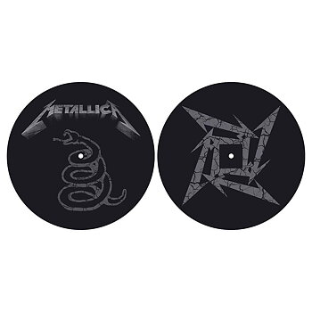 Metallica Turntable Slipmat Set: The Black Album (Retail Pack)