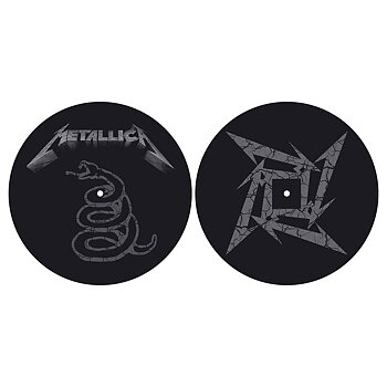 Metallica Turntable Slipmat Set: The Black Album (Retail Pack)