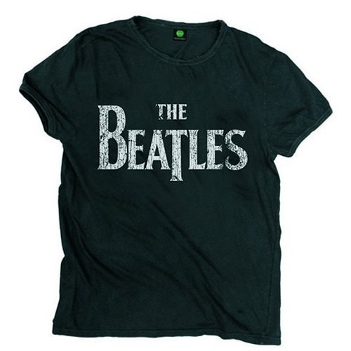 The Beatles Unisex T-Shirt: Drop T Logo Vintage (Small) - 2