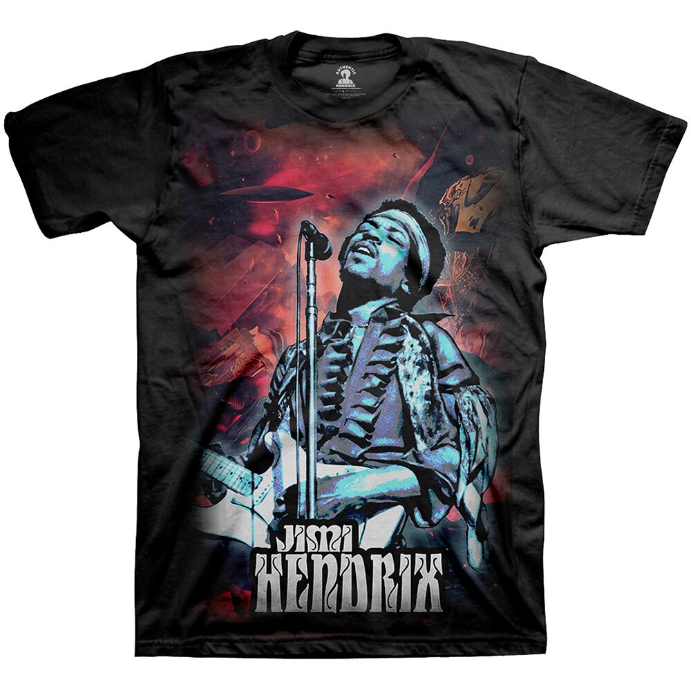 Jimi Hendrix Unisex T-Shirt: Universe (X-Large)