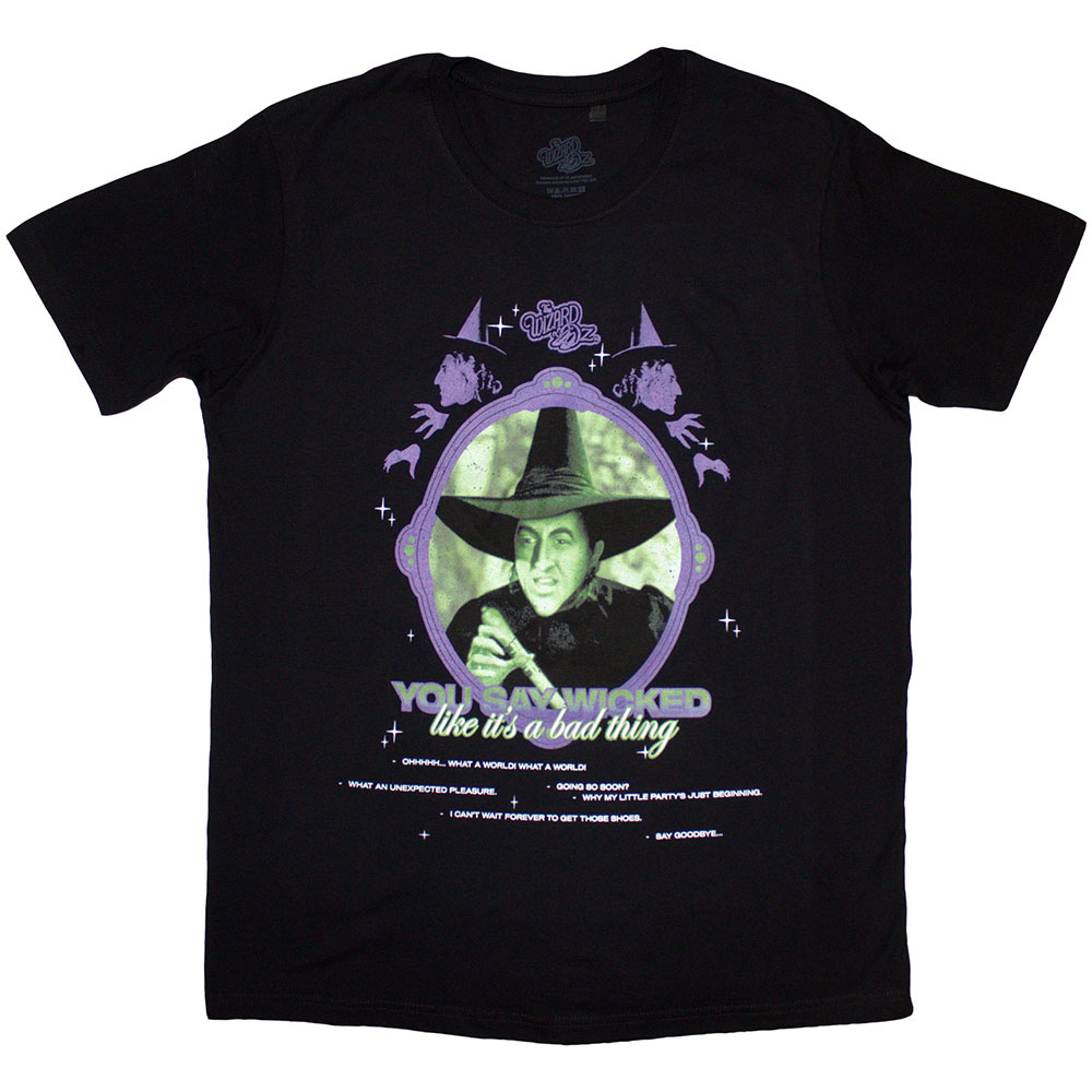 The Wizard of Oz Unisex T-Shirt: You Say Wicked  (Large)