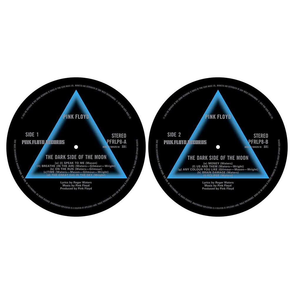 Pink Floyd Turntable Slipmat Set: Dark Side Of The Moon (Retail Pack) - 2