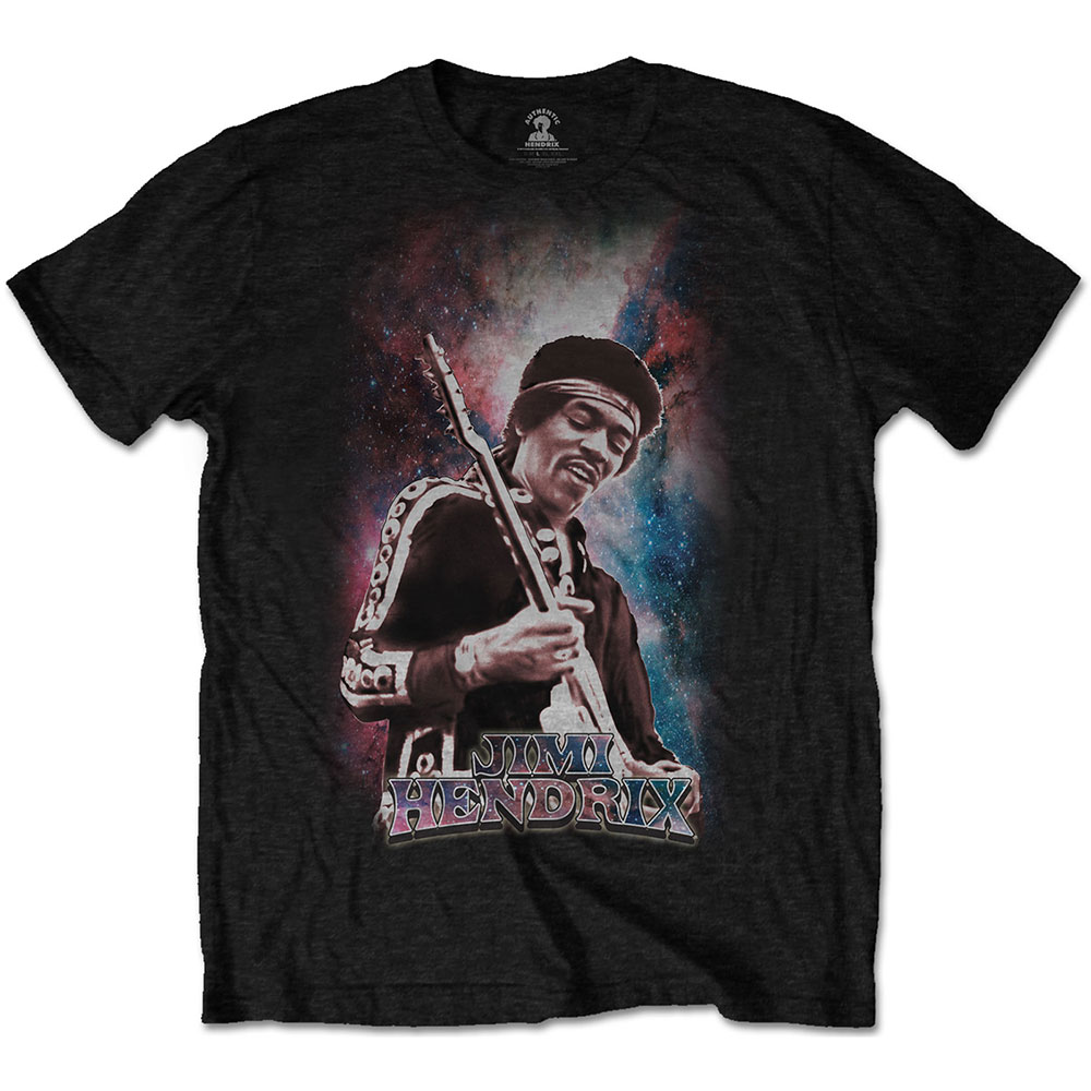Jimi Hendrix Unisex T-Shirt: Galaxy (Small)