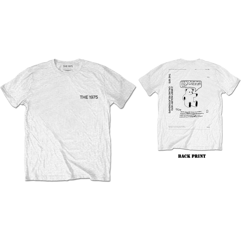 The 1975 Unisex T-Shirt: ABIIOR Teddy (Back Print) (Small)