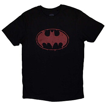 DC Comics Unisex T-Shirt: Batman - Red Slime (Black) (Small)