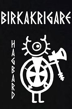 Hoodie: Birka Warriors - Hagbard - Viking Art Collection (Medium)