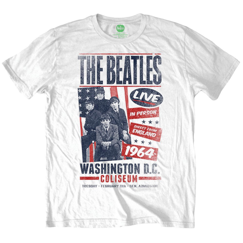 The Beatles Unisex T-Shirt: Coliseum Poster (XX-Large) - 2