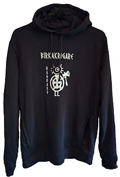 Hoodie: Birka Warriors - Hagbard - Viking Art Collection (X-Large)