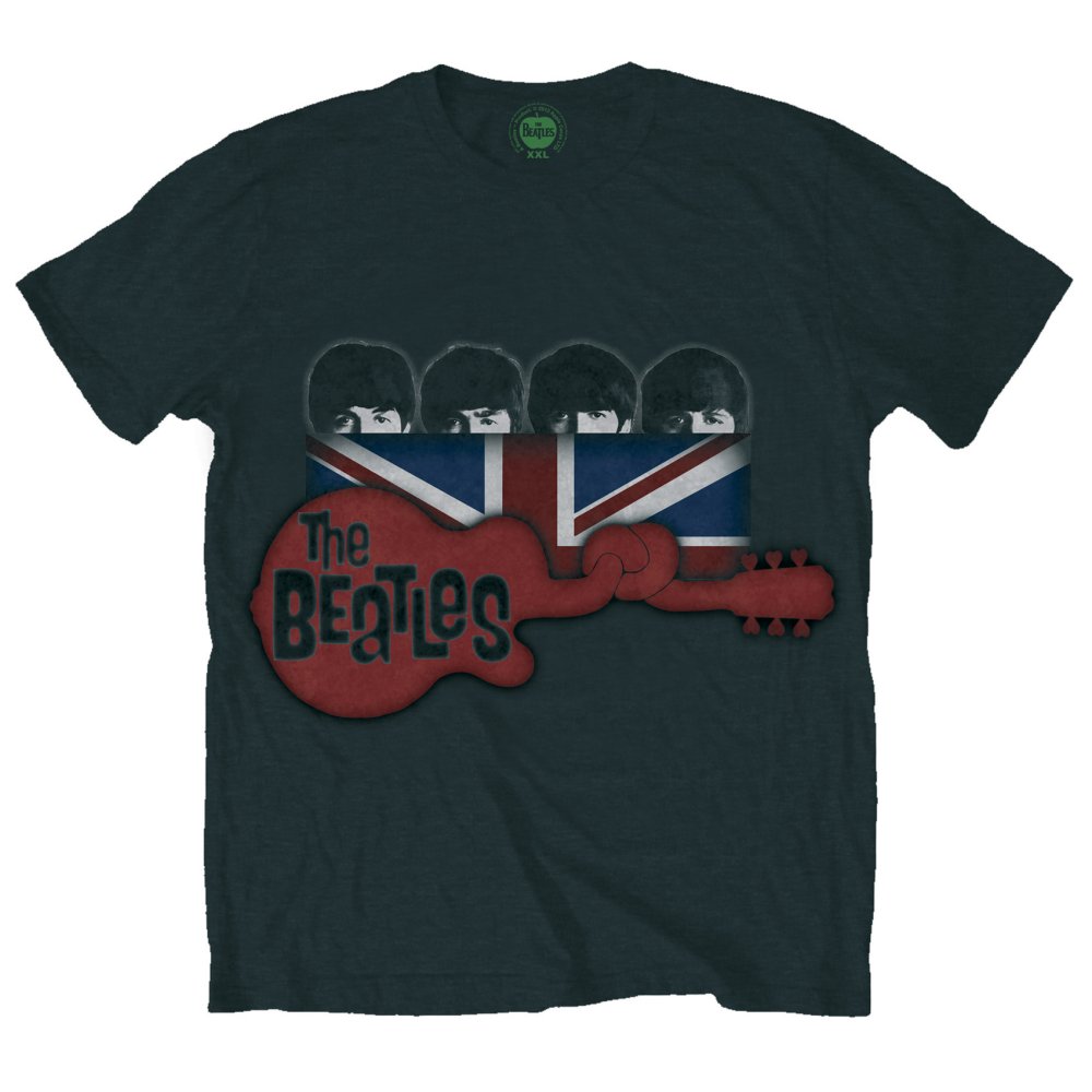 The Beatles Unisex T-Shirt: Guitar 
