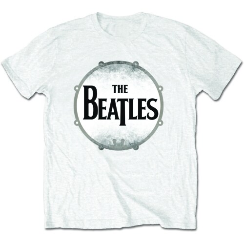 The Beatles Unisex T-Shirt: Drum Skin (Small) - 2