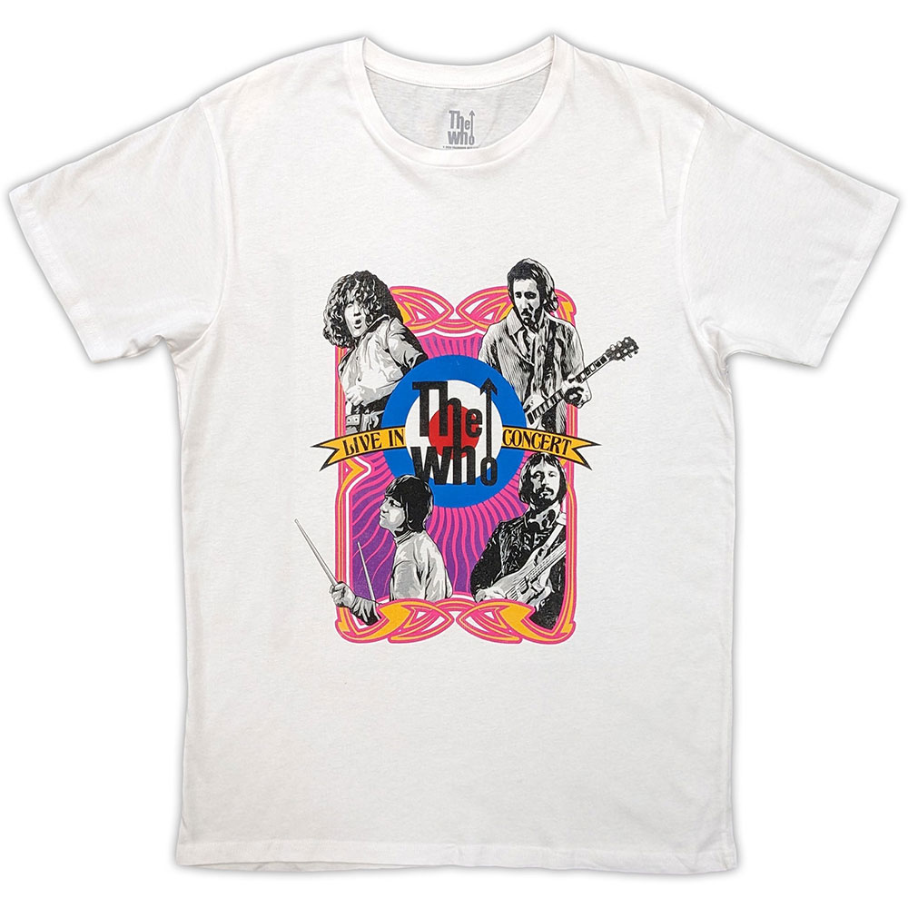 The Who Unisex T-Shirt: In Concert Target Logo (Large)
