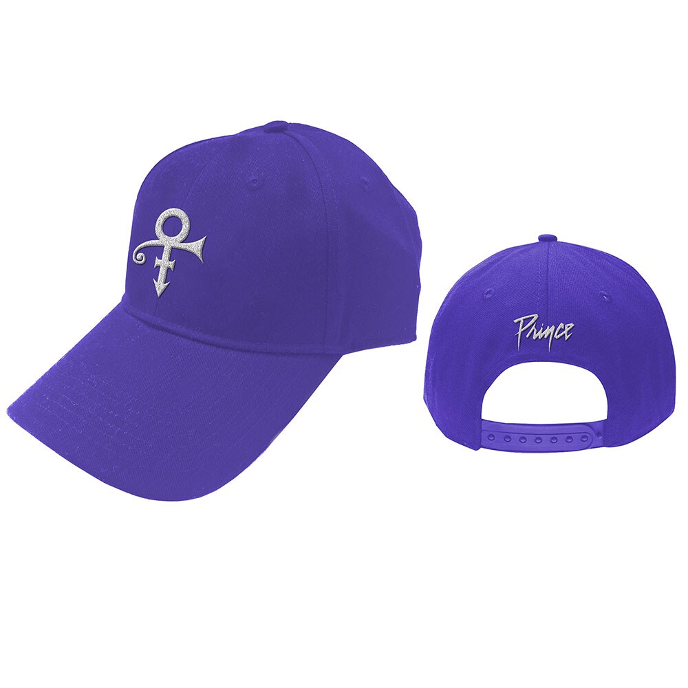 Prince Unisex Baseball Cap: White Symbol
