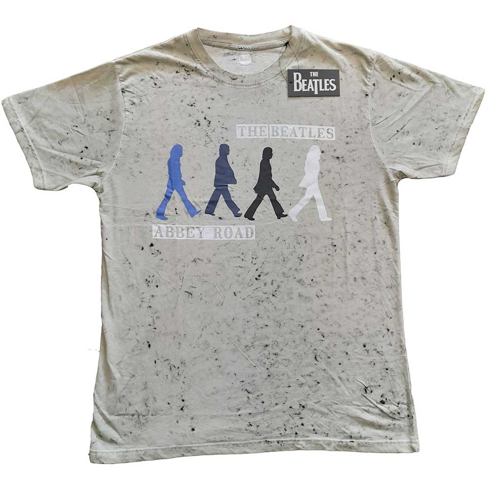 The Beatles Unisex T-Shirt: Abbey Road Colours (Dip-Dye) (X-Large)