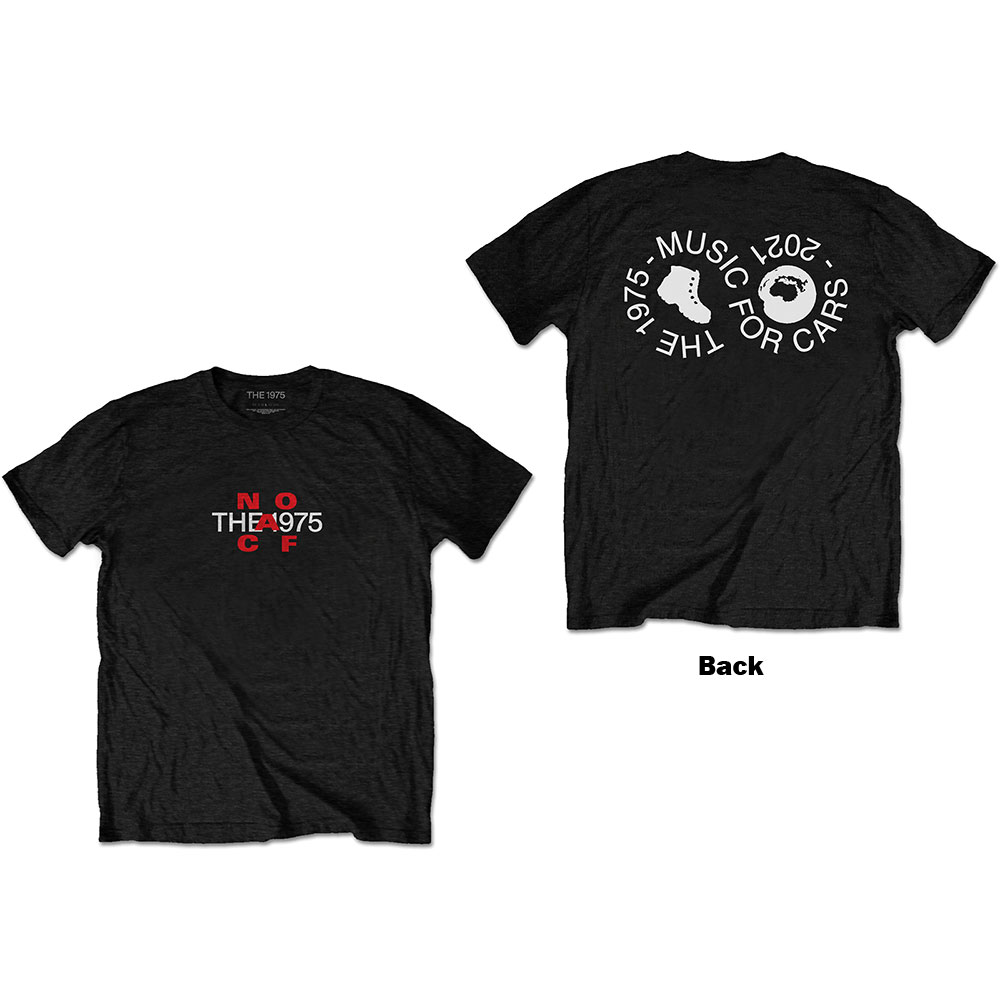 The 1975 Unisex T-Shirt: Music For Cars (Back Print) (Large)