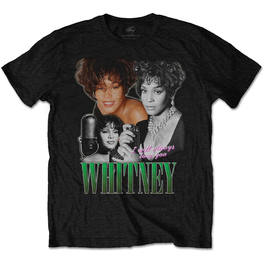 Whitney Houston Unisex T-Shirt: Always Love You Homage (Large)