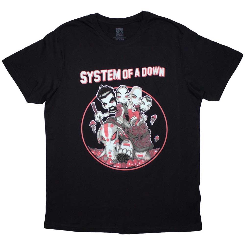 System Of A Down Unisex T-Shirt: Mushroom People (Small)
