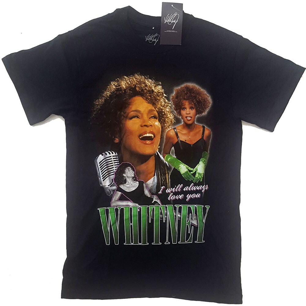 Whitney Houston Unisex T-Shirt: Always Love You Homage (Small)