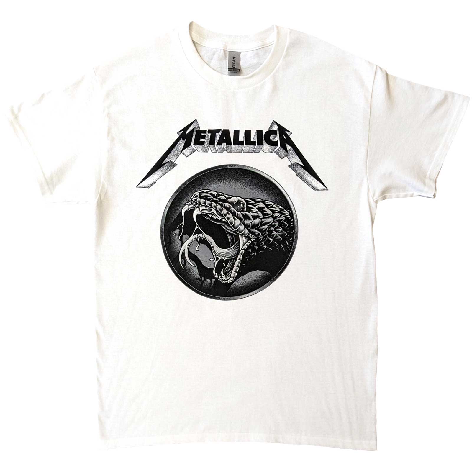 Metallica Unisex T-Shirt: Black Album Poster (X-Large)