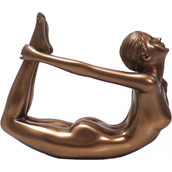Statyett: Body Talk Yoga - Dhanurasana (Bow Pose) 13 cm