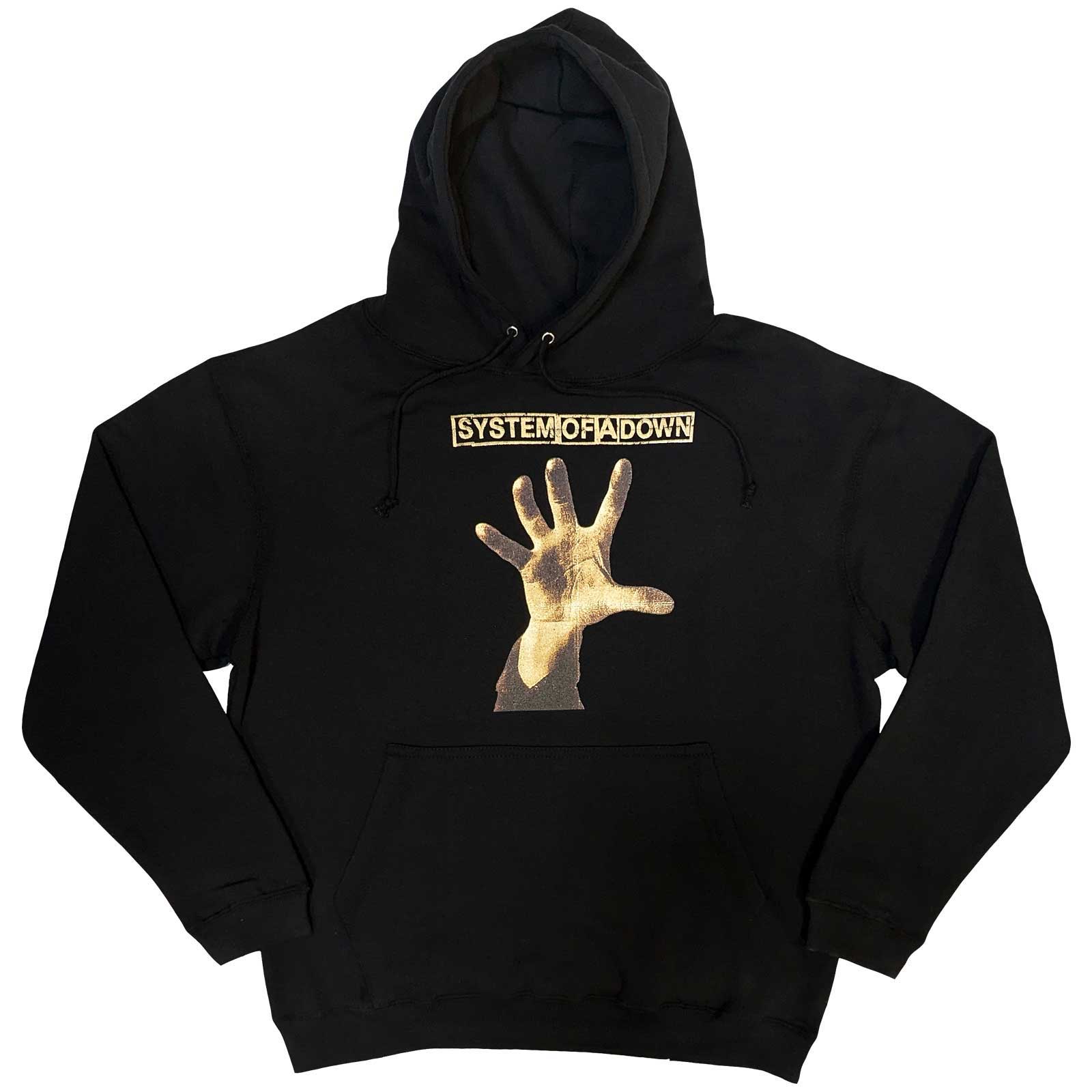 System Of A Down Unisex Pullover Hoodie: Hand (Small)