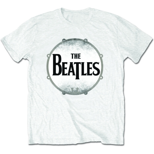 The Beatles Unisex T-Shirt: Drum Skin (Medium)