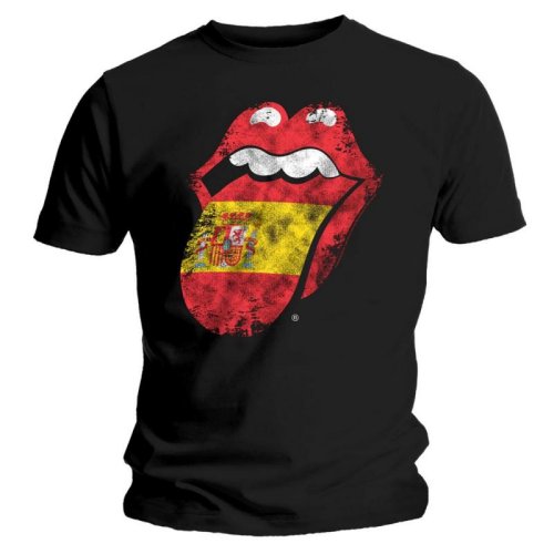 The Rolling Stones Unisex T-Shirt: Spain Tongue (XX-Large)