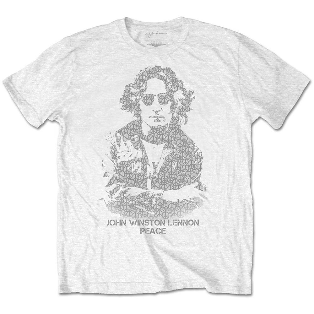 John Lennon Unisex T-Shirt: Peace (X-Large)