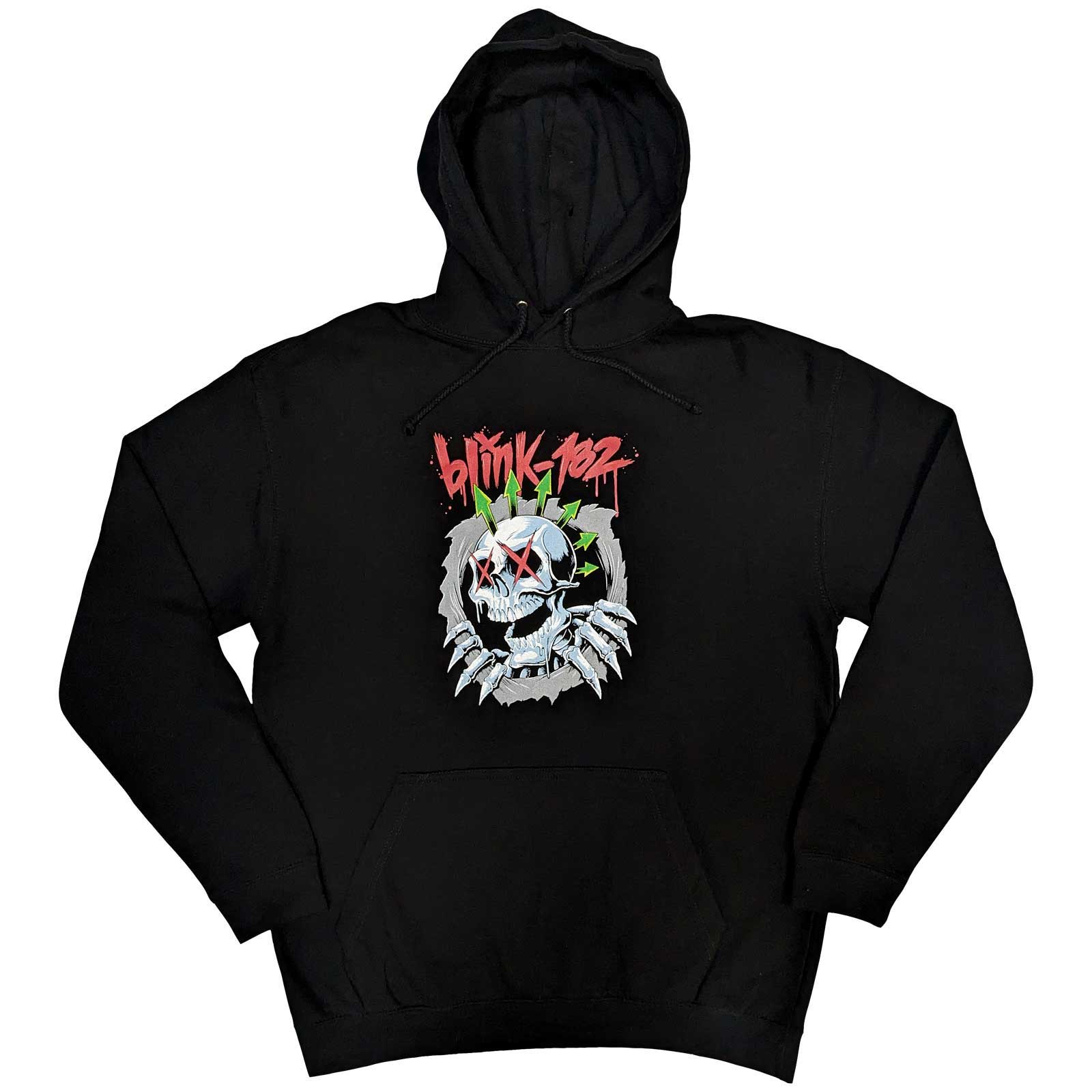 Blink-182 Unisex Pullover Hoodie: Six Arrow Skull (Medium)
