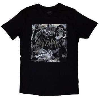 DC Comics Unisex T-Shirt: Batman - Mural (Large)
