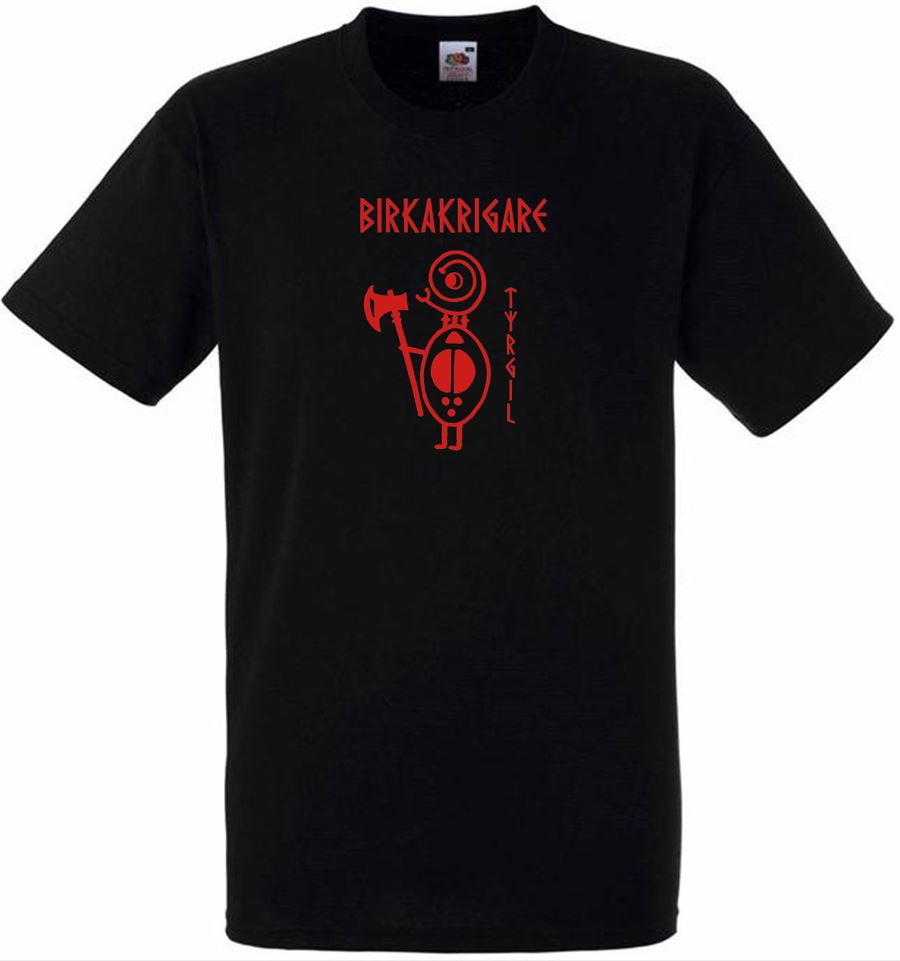 T-shirt: Birka Warriors - Tyrgil - Viking Art Collection (Small)